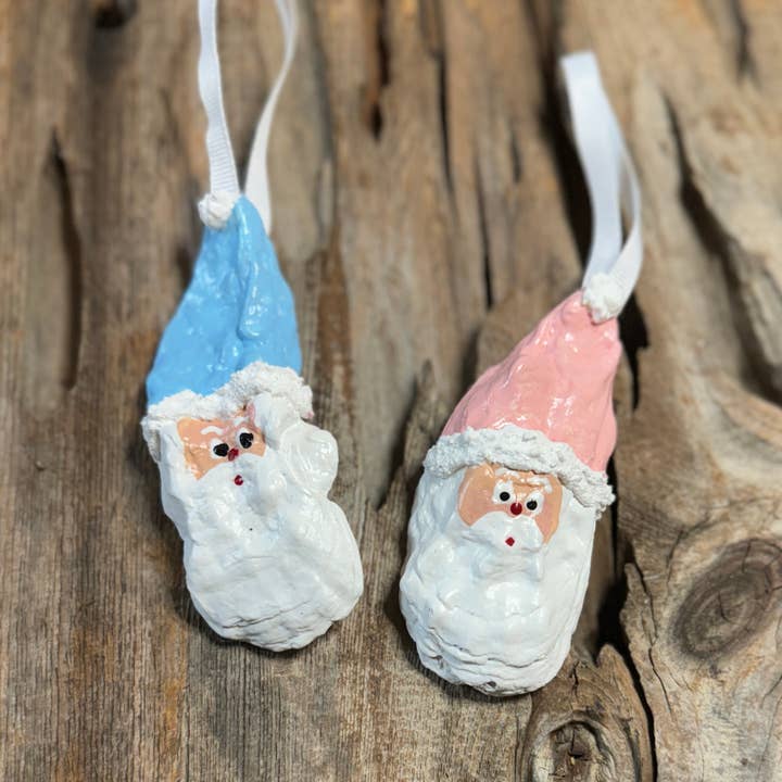 Sea Pine Art & Design Sea Pine Art & Design Baby's First Christmas Oyster Santas Ornament - Little Miss Muffin Children & Home