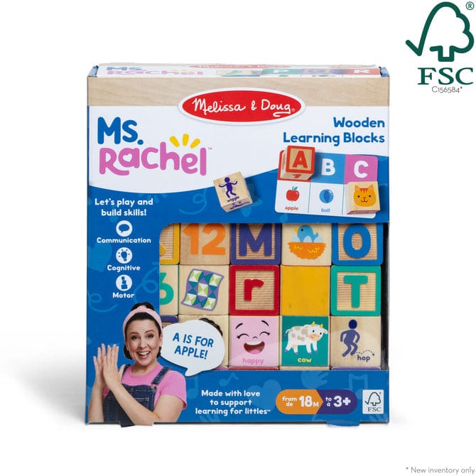 Melissa & Doug Melissa & Doug Ms Rachel Blocks + Activity Cards - Little Miss Muffin Children & Home