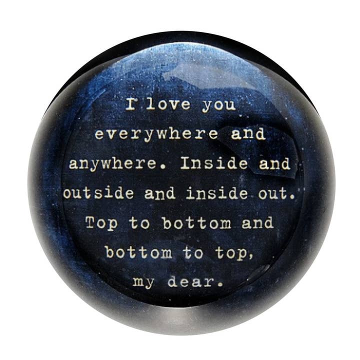 Sugarboo I Love You Everywhere Paperweight