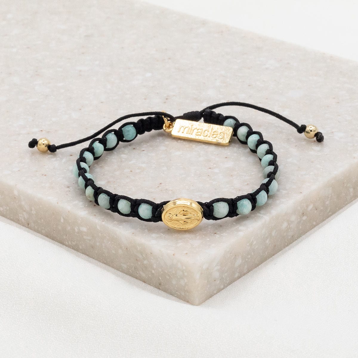 My Saint My Hero My Saint My Hero Miraculous Gemstone Bracelet - Little Miss Muffin Children & Home