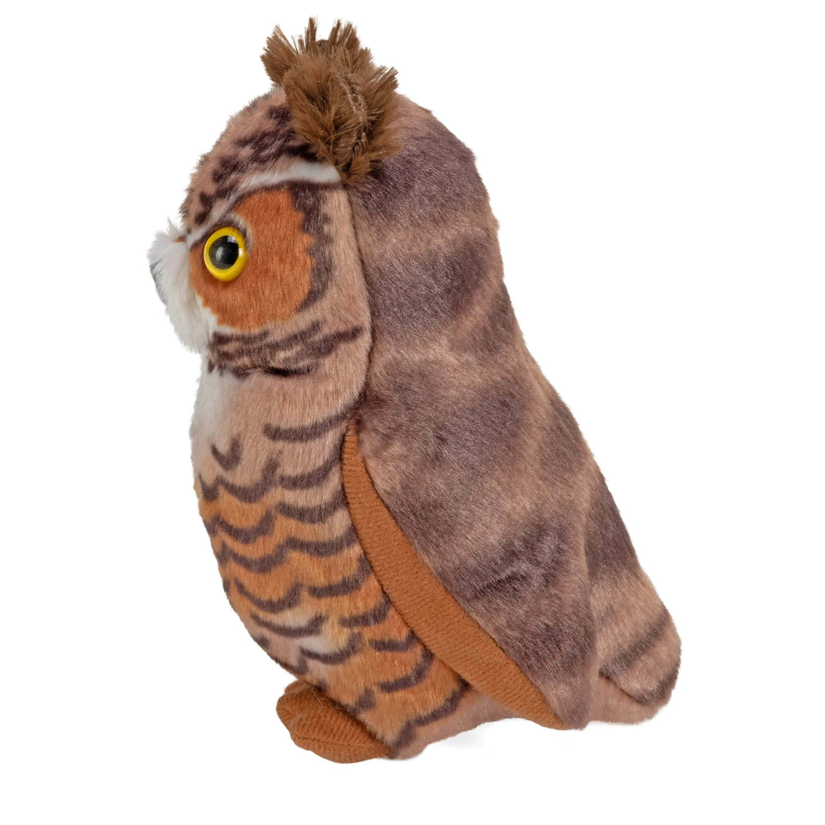 Wild Republic Audubon Birds Great Horned Owl Plush, view 4