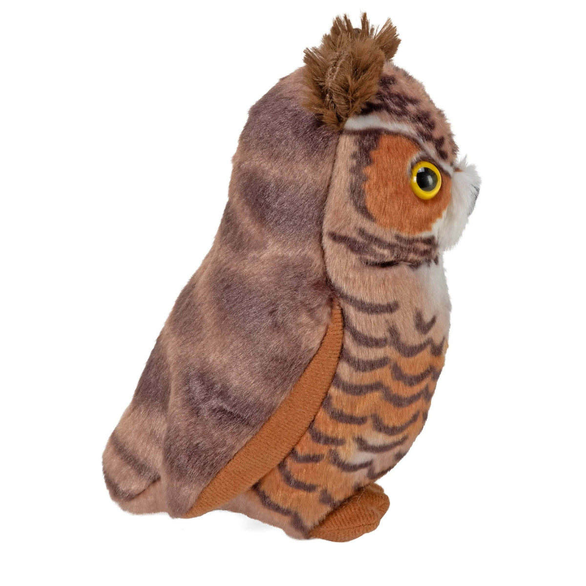Wild Republic Audubon Birds Great Horned Owl Plush, view 5