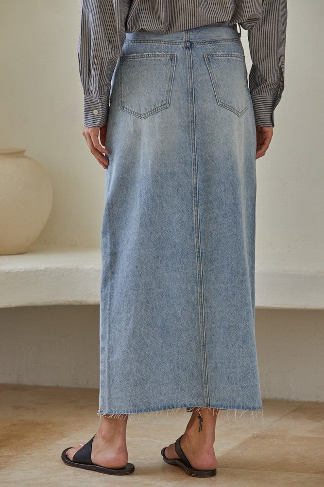 By Together By Together Thrill Ride Denim Skirt - Little Miss Muffin Children & Home