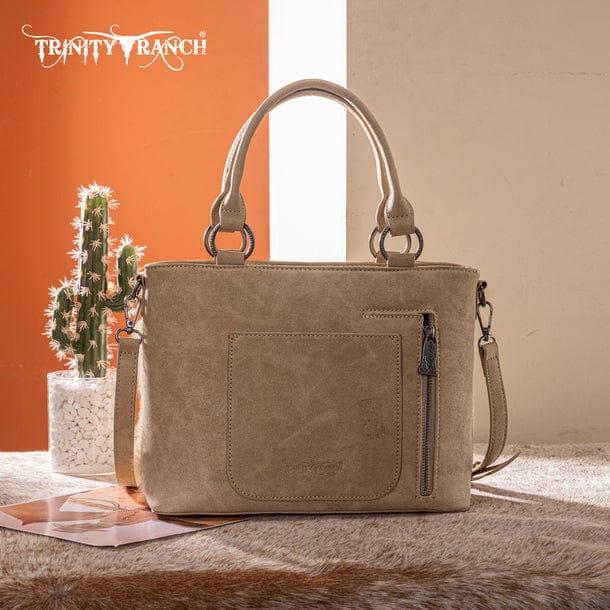 Tan Genuine Hair-On Cowhide Tote