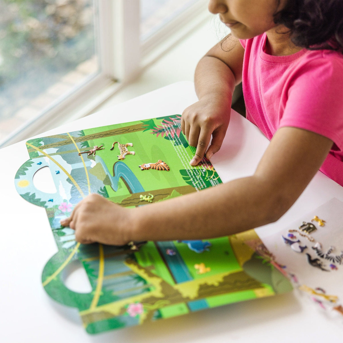 Melissa & Doug Melissa & Doug Puffy Sticker Play Set - Safari - Little Miss Muffin Children & Home