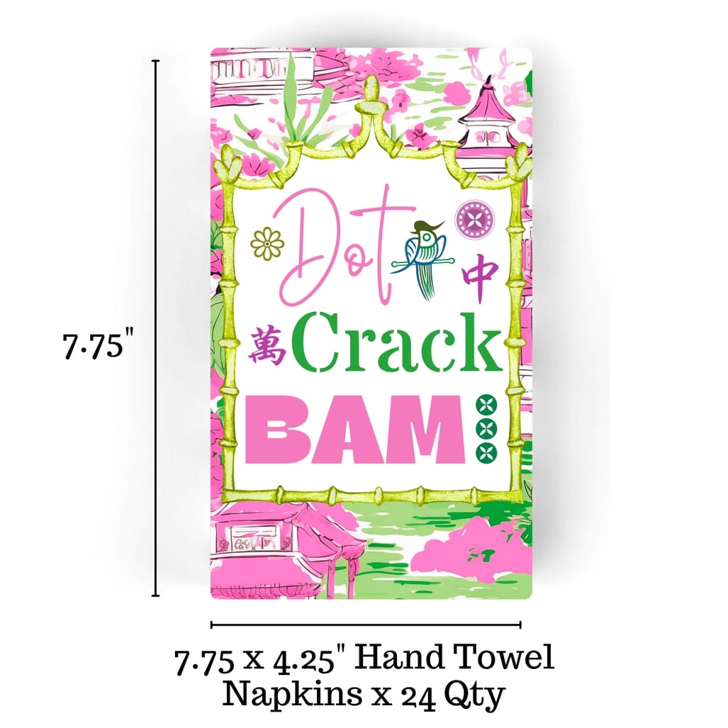 Mahjong 24ct 3-ply Guest Napkin