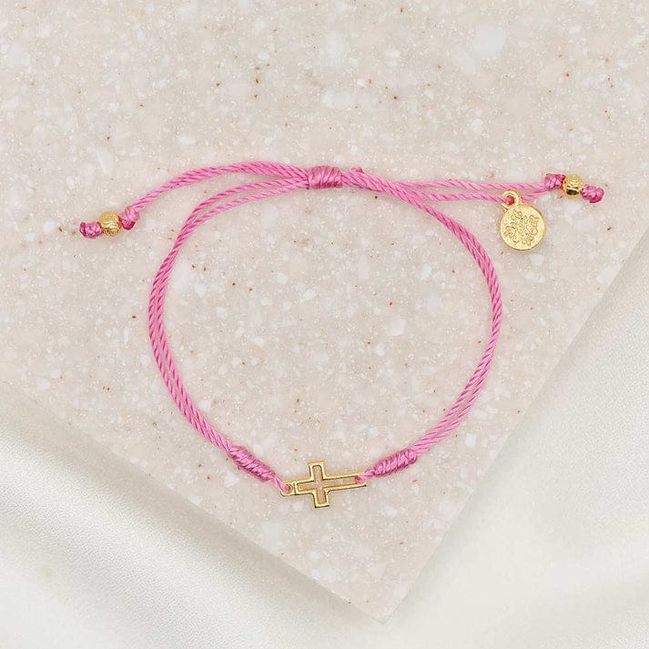 Filled By Faith Open Cross Bracelet