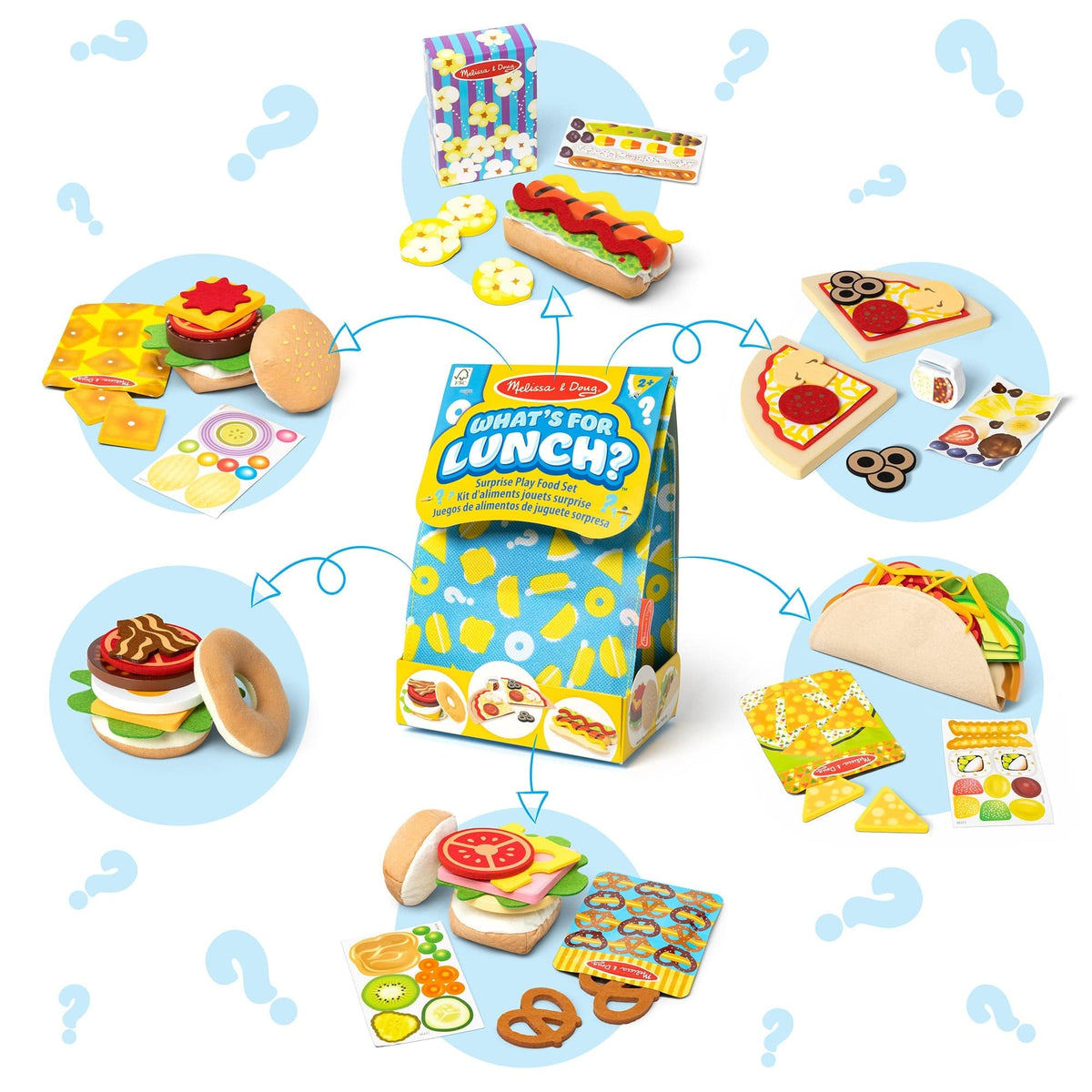 Melissa & Doug Melissa & Doug What’s for Lunch?™ Surprise Meal Play Food Set - Little Miss Muffin Children & Home