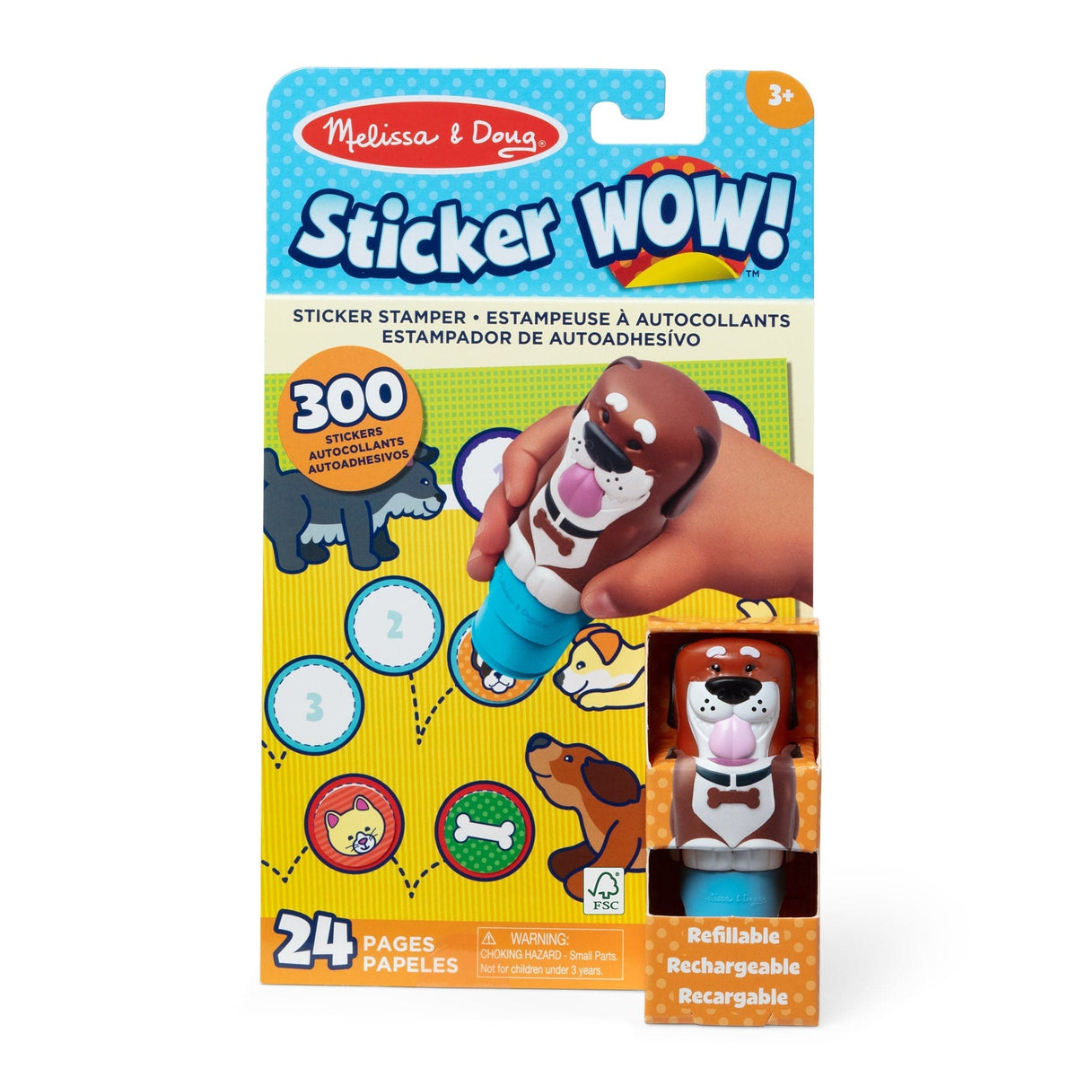 Melissa & Doug Melissa & Doug Sticker WOW! Activity Pad Set - Dog - Little Miss Muffin Children & Home