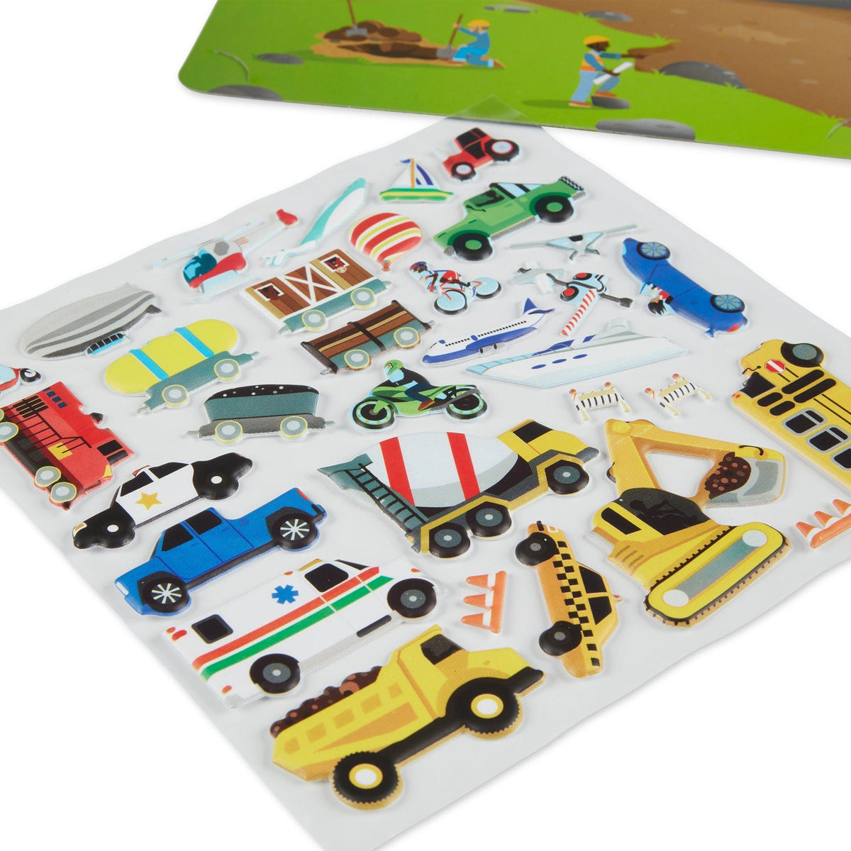 Melissa & Doug Melissa & Doug Puffy Sticker Play Set- Vehicles - Little Miss Muffin Children & Home
