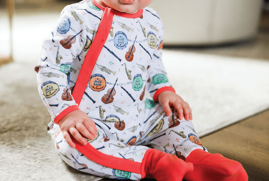 Nola Tawk Nola Tawk Jazz Festin' Organic Cotton Pajamas - Little Miss Muffin Children & Home