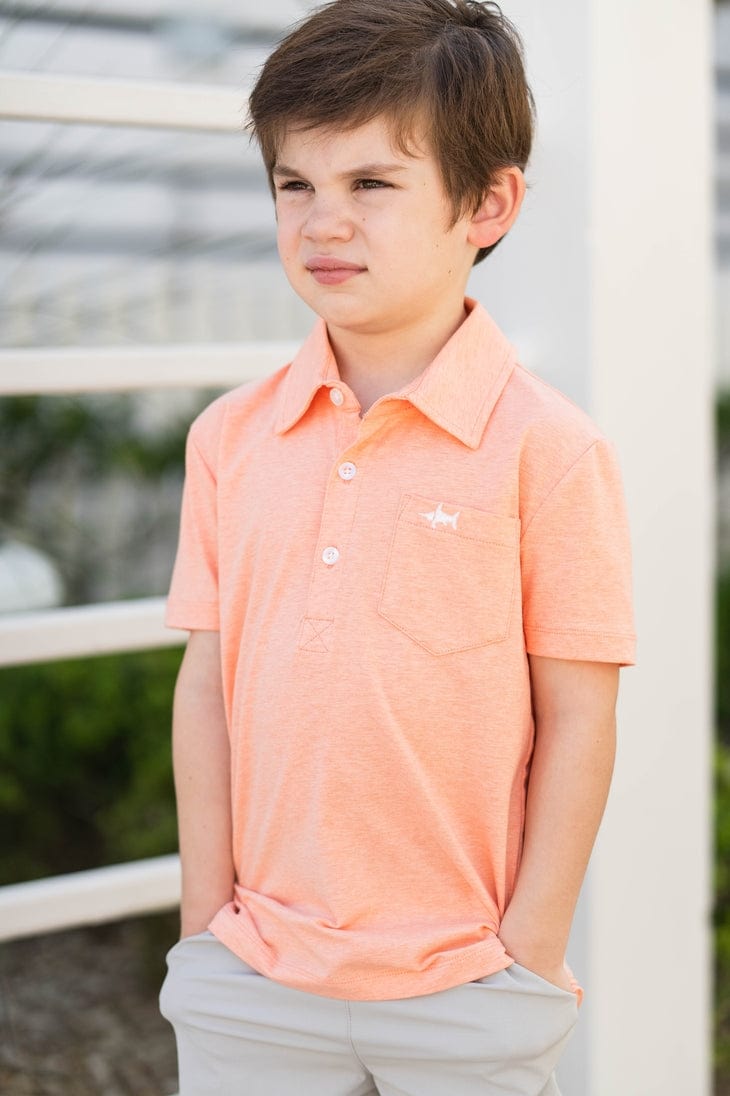 Saltwater Boys Company Marco Boys Polo Coral - Little Miss Muffin Children & Home