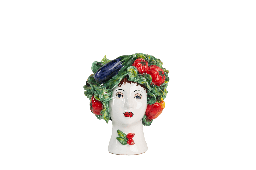 Abigail's Home Decor Abigails Small Ceramic Head Vase, Mixed Vegetables - Little Miss Muffin Children & Home