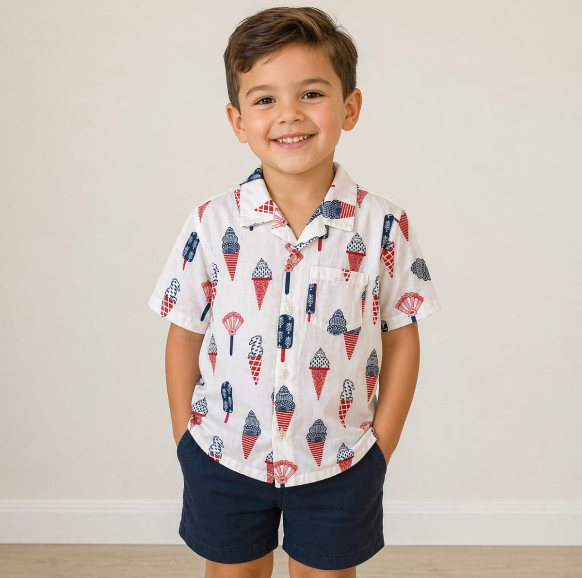 Boys Ice Cream Shirt