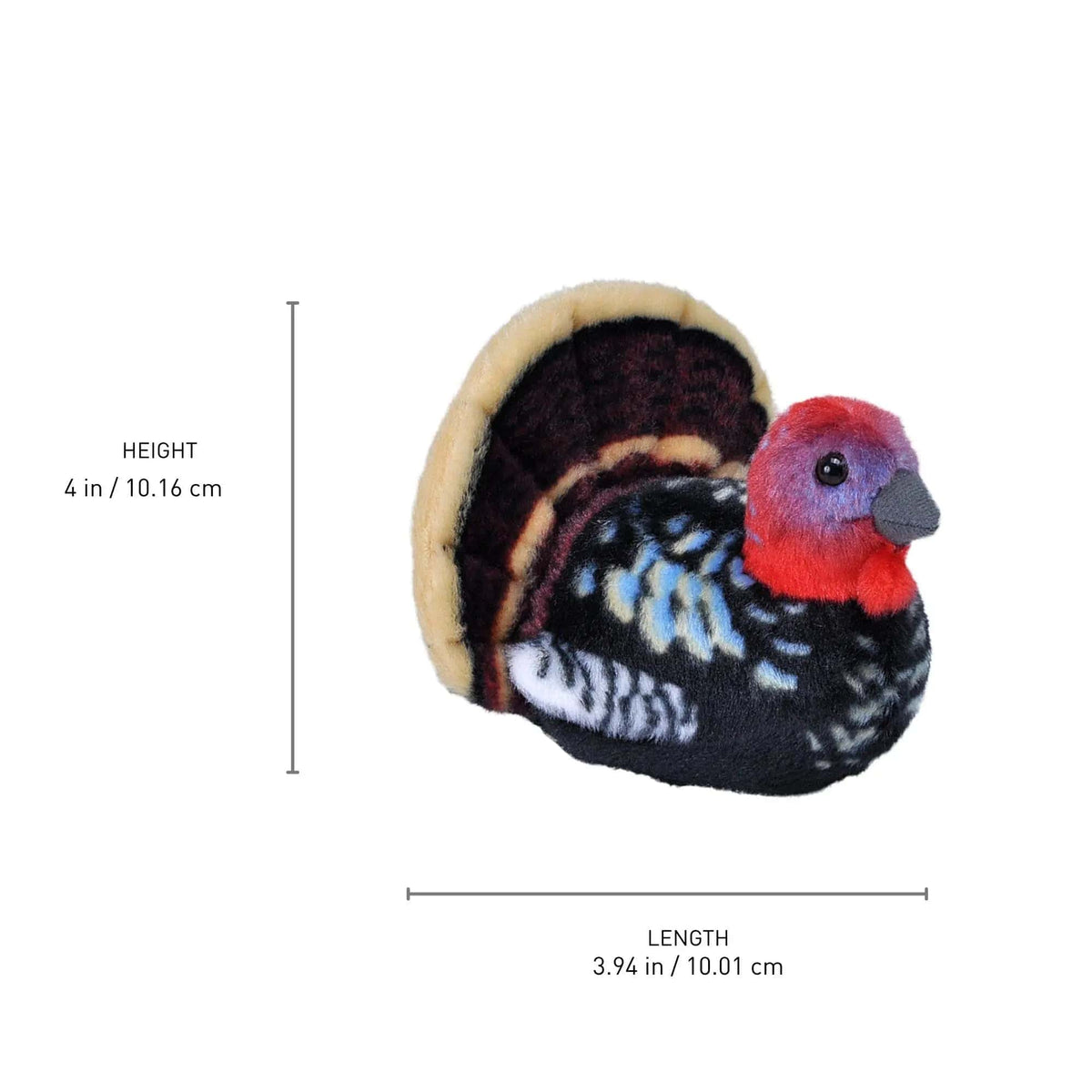 Wild Republic Audubon Birds Wild Turkey Plush, view 4