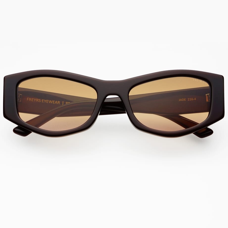 Jade Acetate Cat Eye Sunglasses