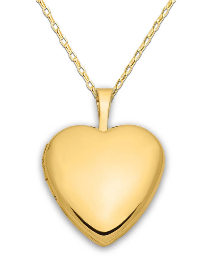 Cherished Moments Cherished Moments 14K Gold-Plated Heart Locket - Little Miss Muffin Children & Home