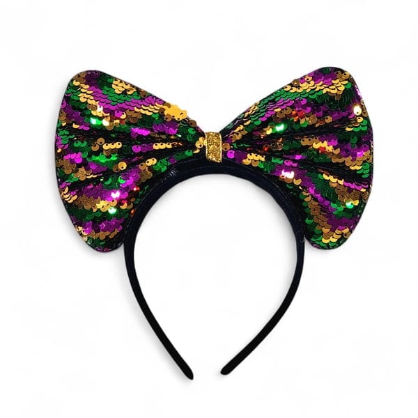 Kids Mardi Gras Sequin Headband