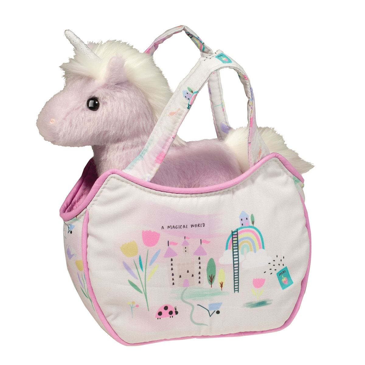 Douglas Toys Magical World Sak with Light Purple Unicorn - Little Miss Muffin Children & Home
