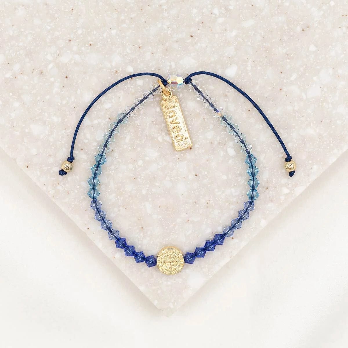 My Saint My Hero BeCAUSE We Care Bracelet blue
