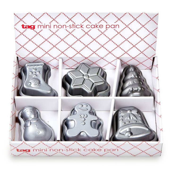 tag Mini Xmas Nonstick Cake Pan, 6 Styles Available - Little Miss Muffin Children & Home