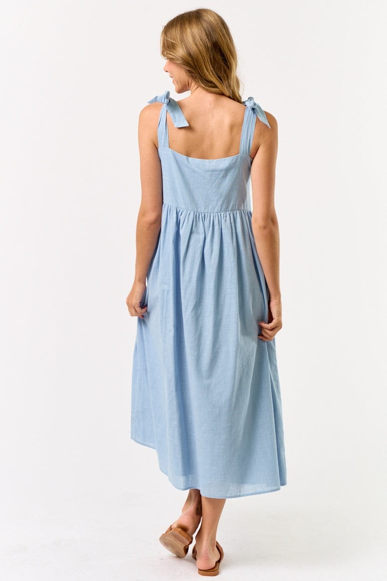 Lalavon Lalavon Embroidered Midi Sundress - Little Miss Muffin Children & Home