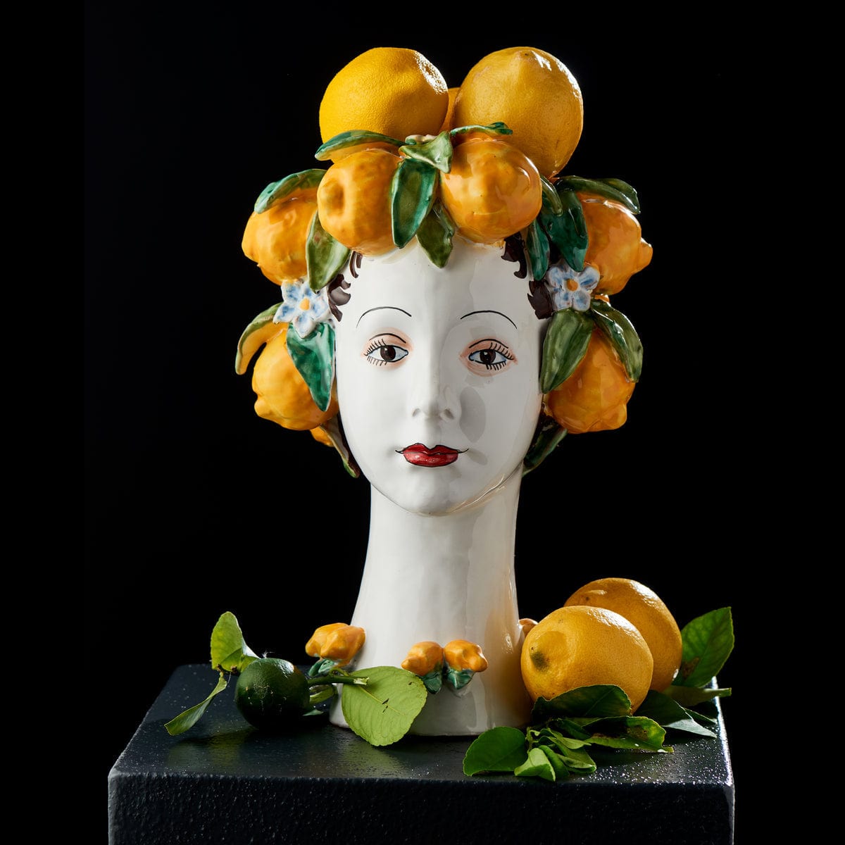 Abigail's Home Decor Ceramic Head Vase, Lemon Decor - Little Miss Muffin Children & Home
