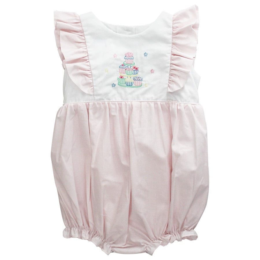 Bailey Boys Bailey Boys Cupcake Party Girls Bubble Short - Little Miss Muffin Children & Home