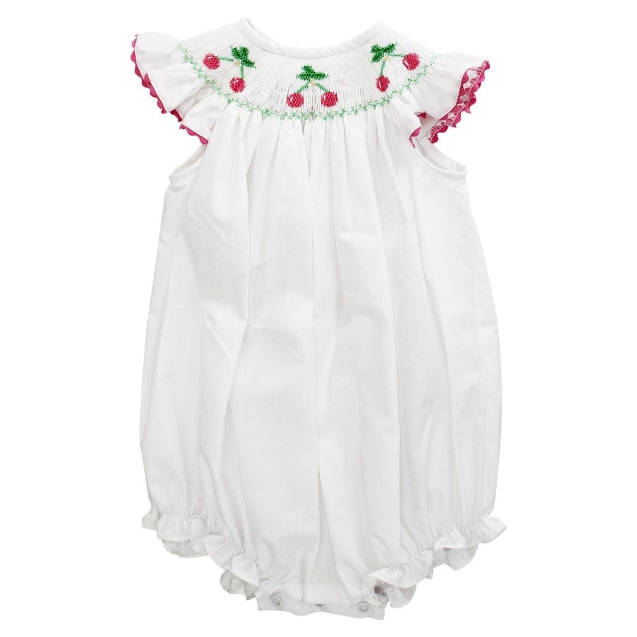 Bailey Boys Bailey Boys Smocked Cherries Bishop Short Romper - Little Miss Muffin Children & Home