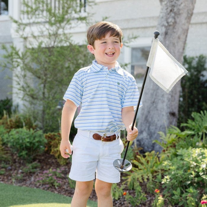 Bailey Boys Bailey Boys Henry Short Sleeve Performance Polo, Oasis - Little Miss Muffin Children & Home