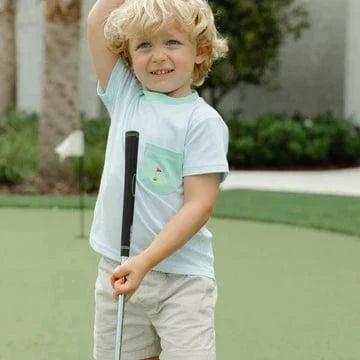 Bailey Boys Bailey Boys Golf Pocket Tee - Little Miss Muffin Children & Home