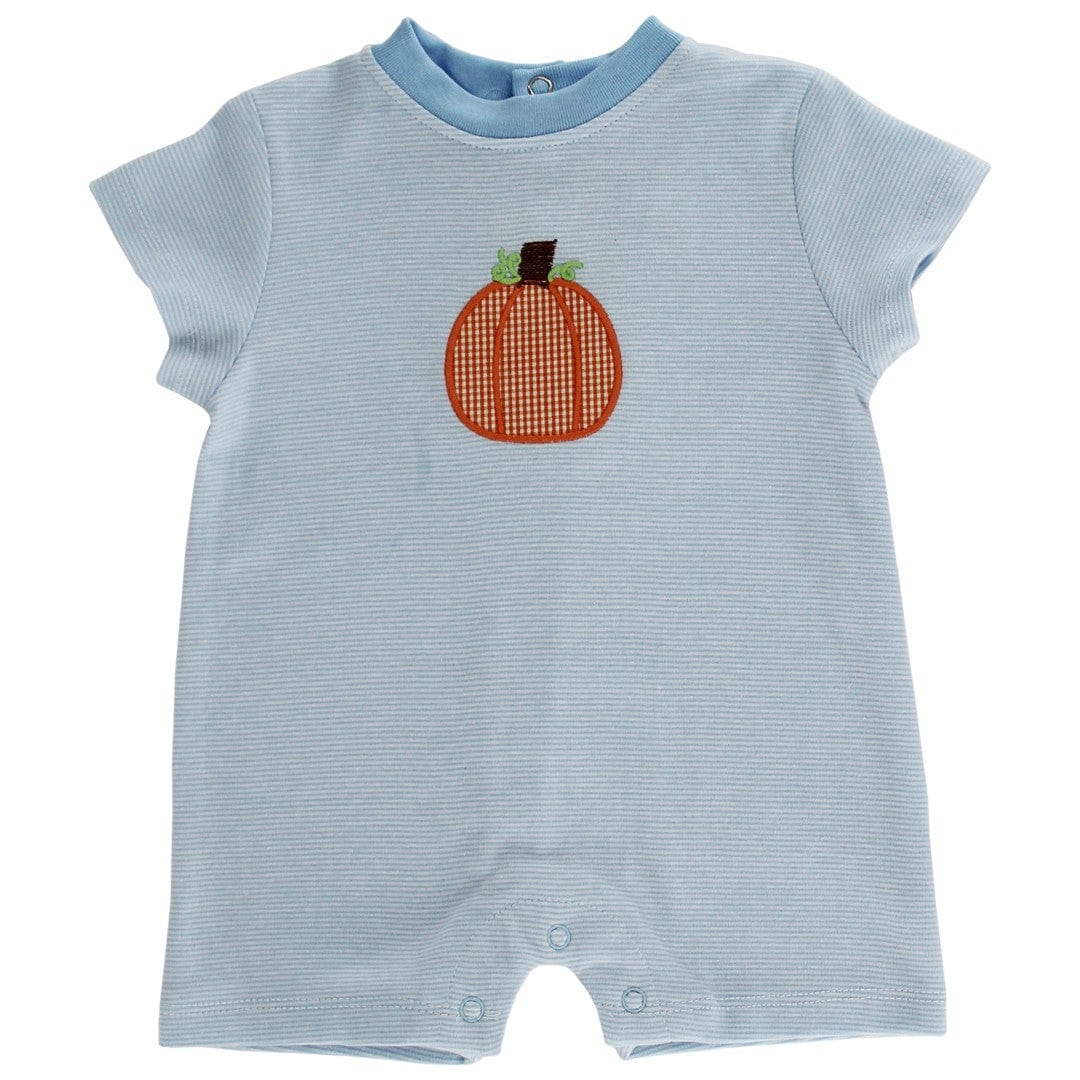 Bailey Boys Lil Pumpkin Patch Short Knit Romper - Little Miss Muffin Children & Home