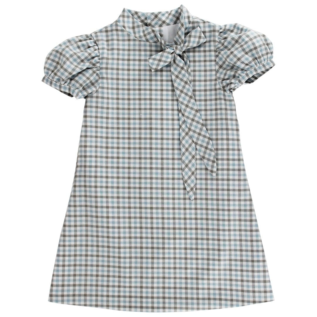 Bailey Boys Pigeon Plaid Tia Tie Dress - Little Miss Muffin Children & Home