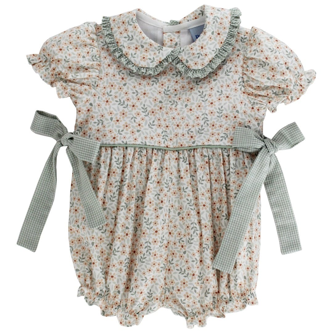 Bailey Boys Autumn Blooms Short Romper - Little Miss Muffin Children & Home