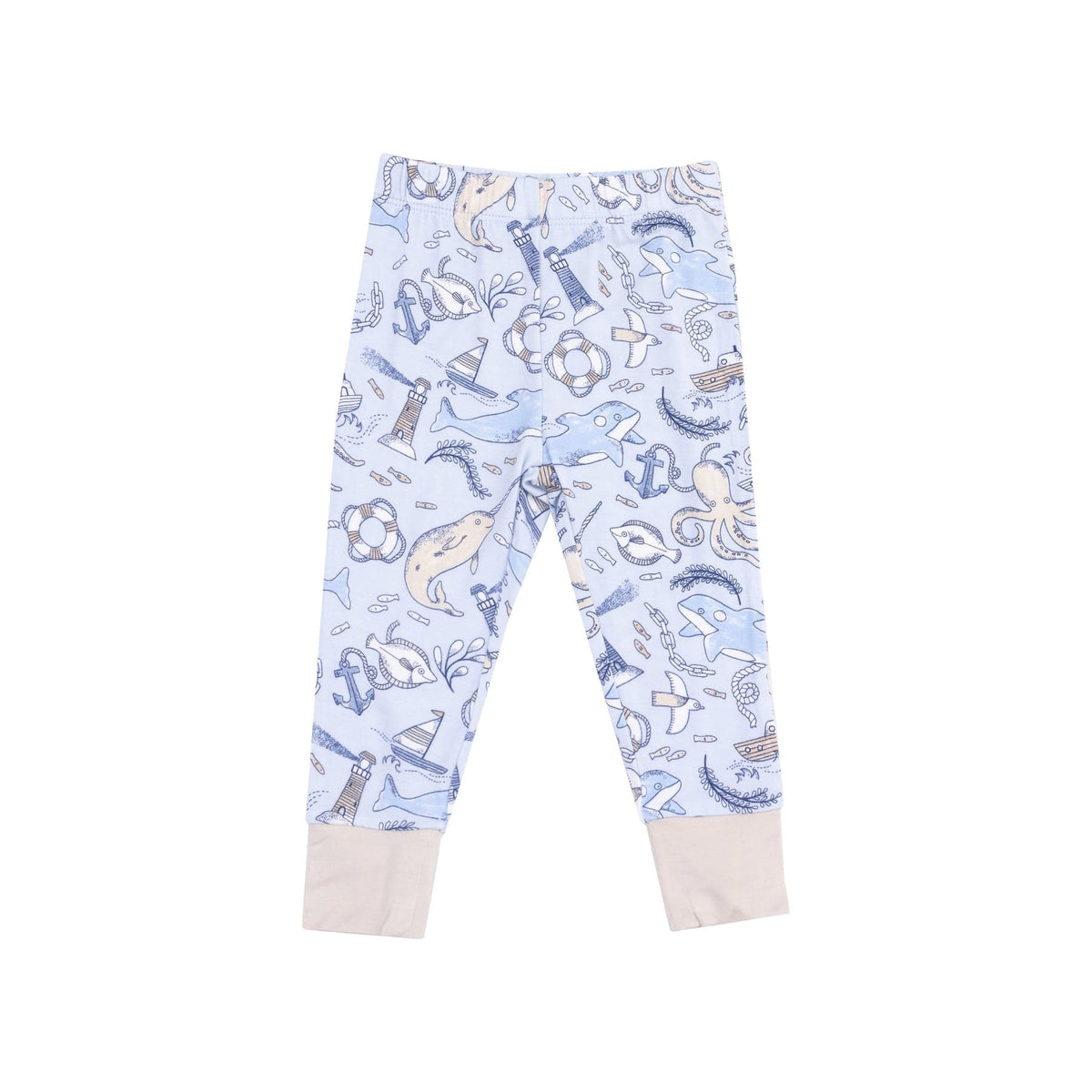 Angel Dear Angel Dear Nautical Notebook Short Sleeve Loungewear Set - Little Miss Muffin Children & Home
