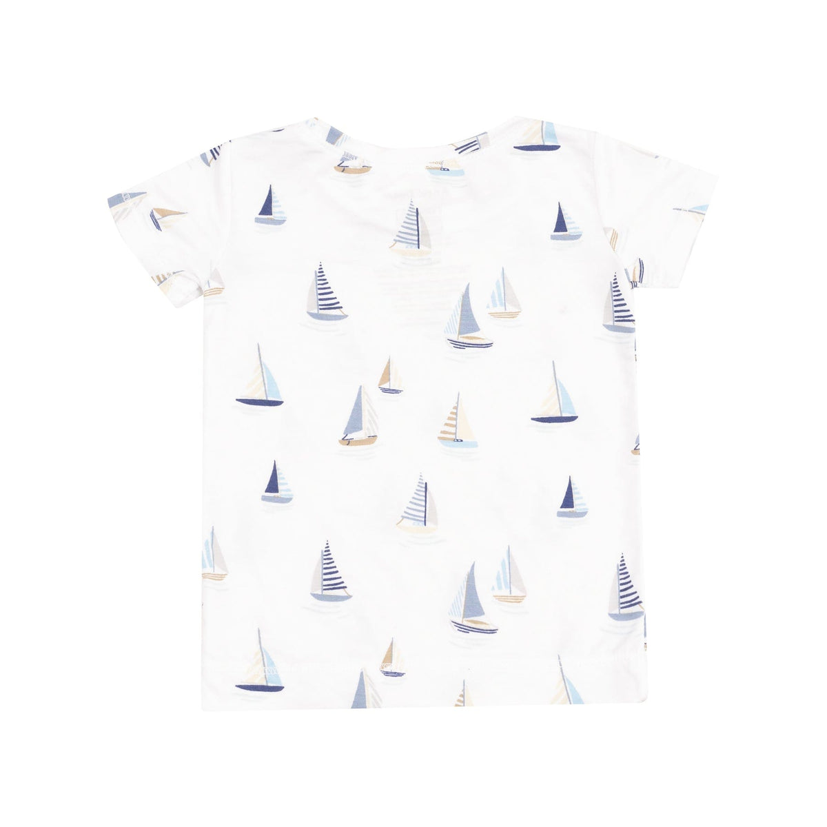 Angel Dear Angel Dear Sailboats Blue Short Sleeve Loungewear Set - Little Miss Muffin Children & Home