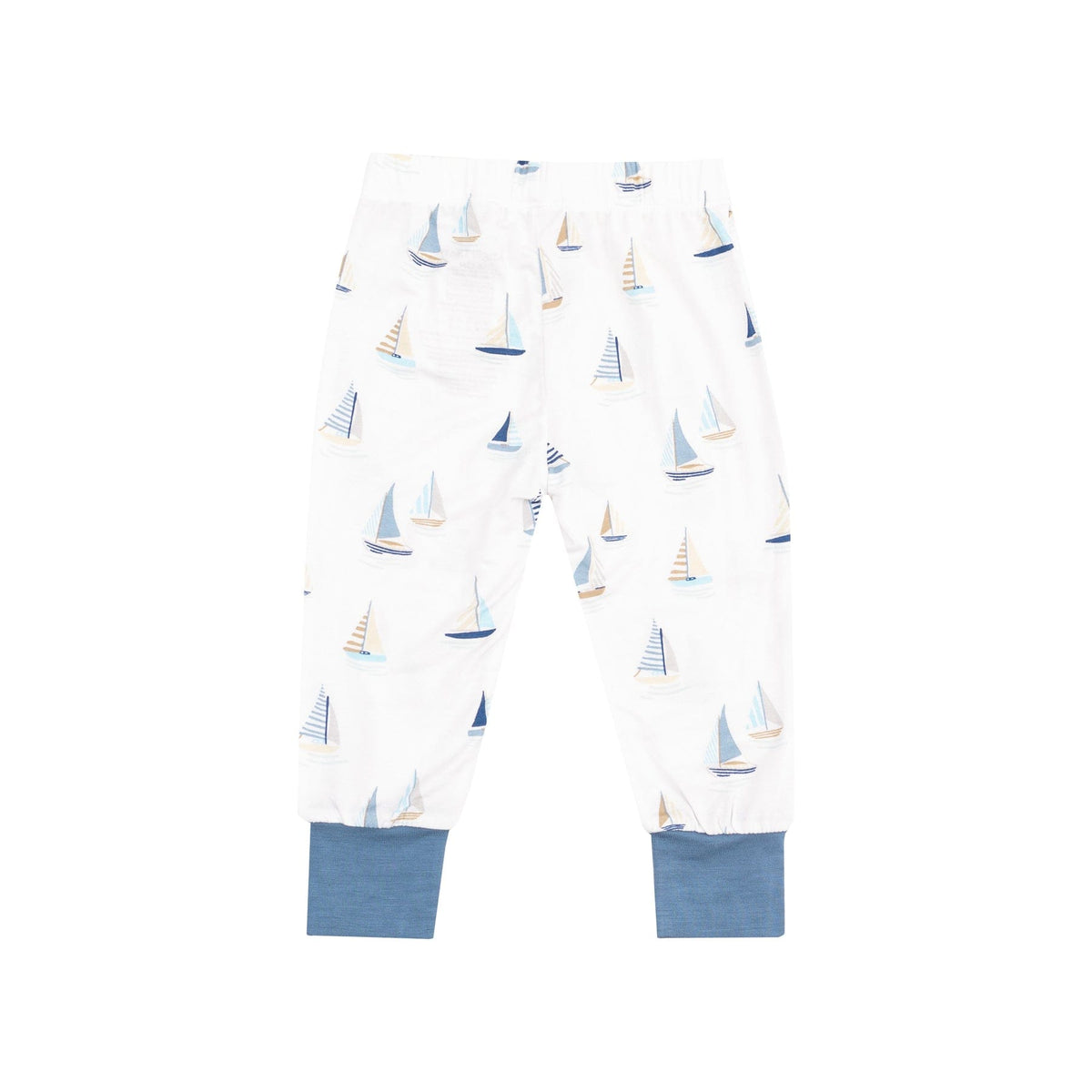 Angel Dear Angel Dear Sailboats Blue Short Sleeve Loungewear Set - Little Miss Muffin Children & Home