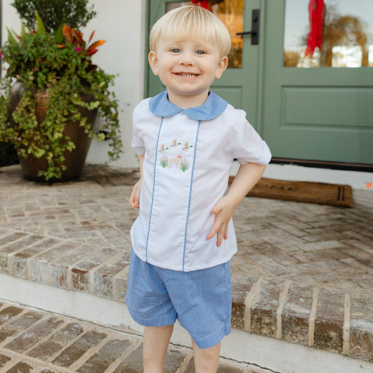 Bailey Boys Duck Hunting Dressy Short Set - Little Miss Muffin Children & Home