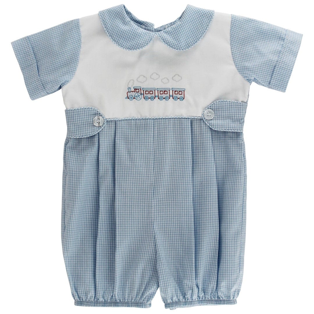 Bailey Boys Choo Choo Short Dressy Bubble - Little Miss Muffin Children & Home