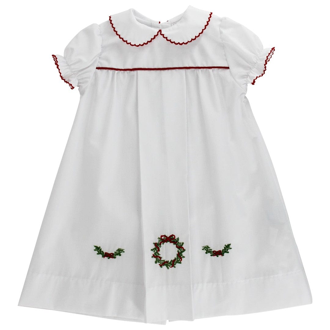Bailey Boys White Wreath Daygown - Little Miss Muffin Children & Home