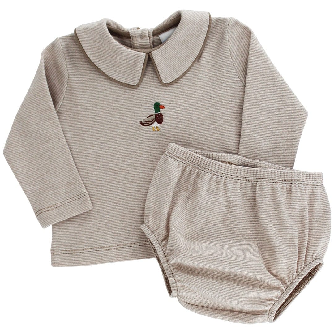 Bailey Boys Mallard Collared Diaper Cover Set - Little Miss Muffin Children & Home