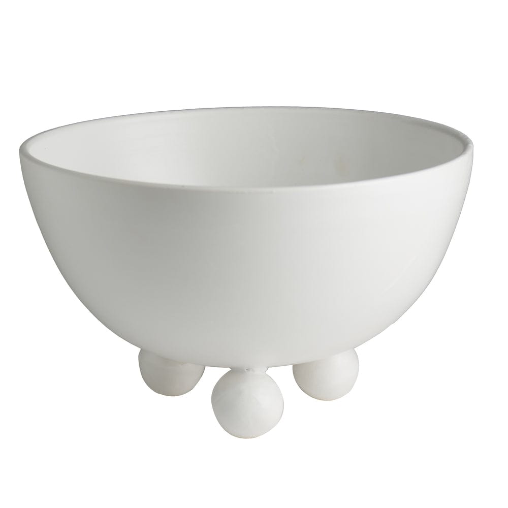 Abigail's Home Decor Abigails Catalina Footed Bowl, Matte White - Little Miss Muffin Children & Home