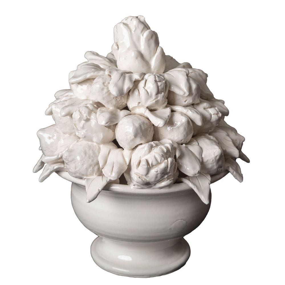 Lemon & Artichoke Topiary in Ivory