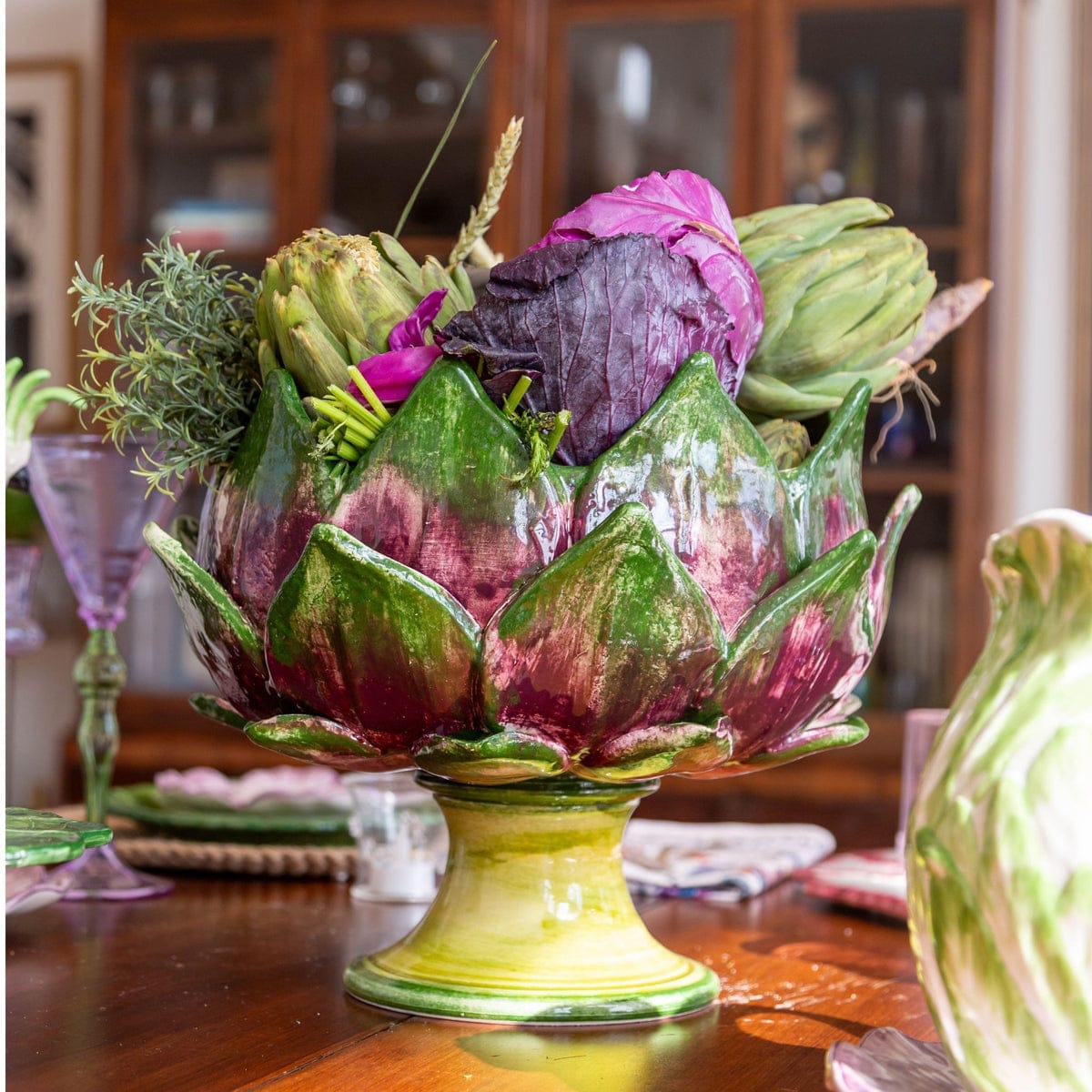 Footed Artichoke Planter