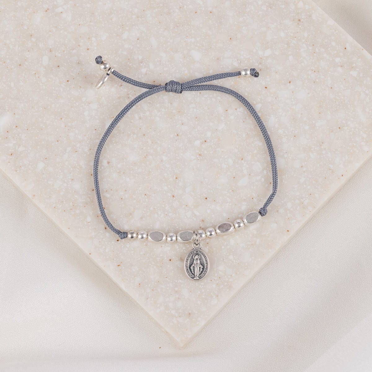 My Saint My Hero The Little Saints Bracelet Miraculous Mary, Silver - Little Miss Muffin Children & Home