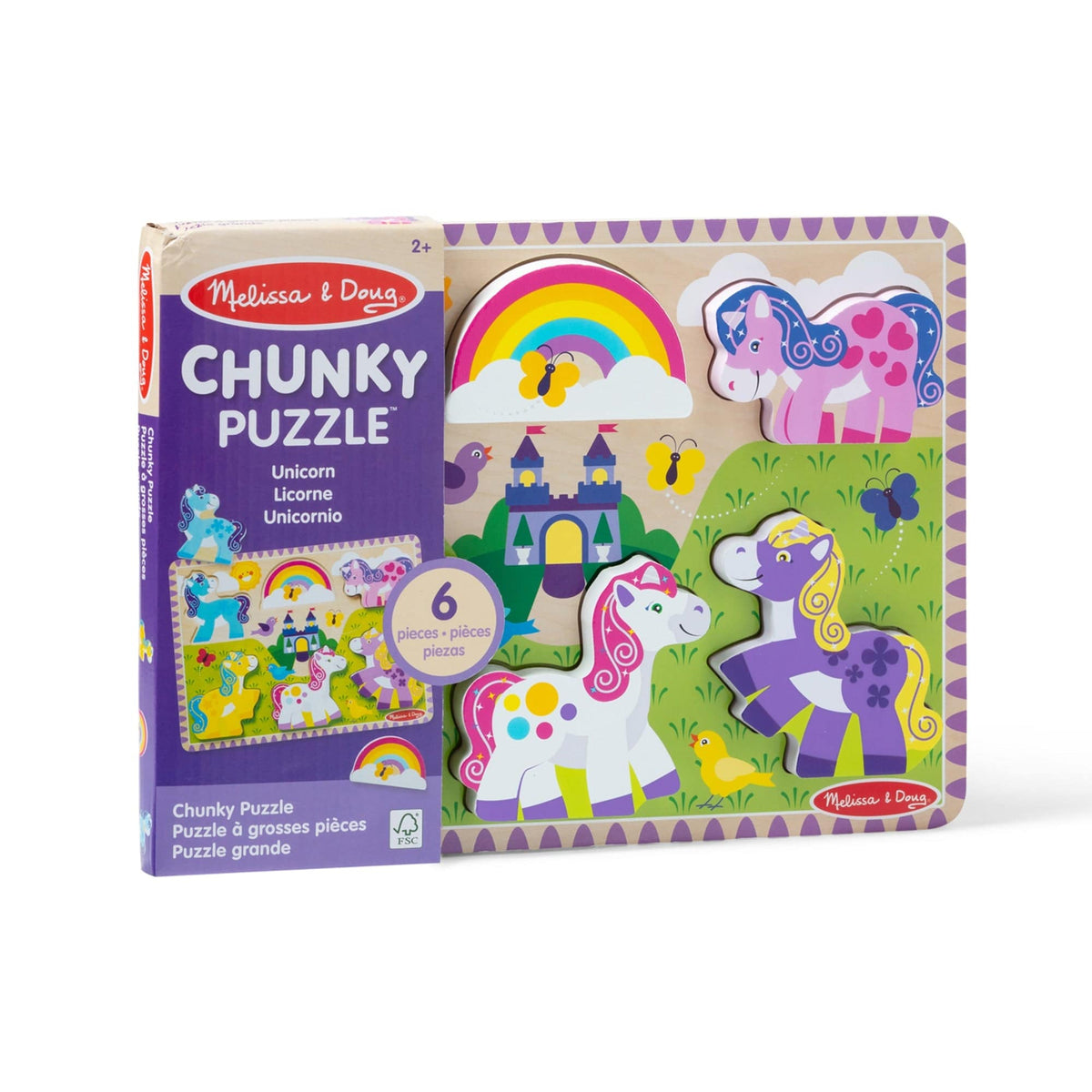 Melissa & Doug Melissa & Doug Unicorn Chunky Puzzle - Little Miss Muffin Children & Home