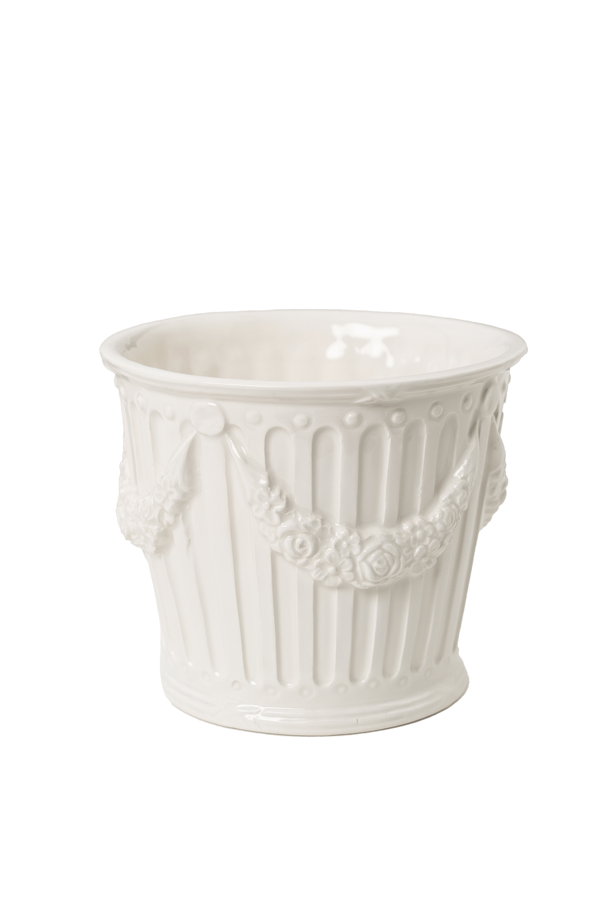 Abigail's Home Decor Abigail's Garland Decor Cream Cachepot, Small - Little Miss Muffin Children & Home