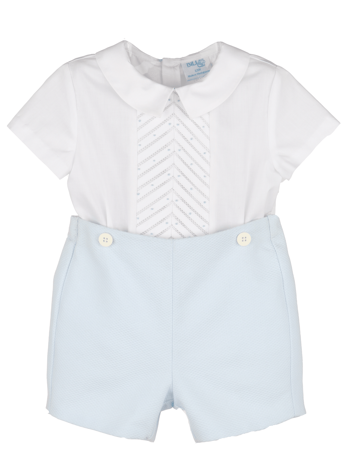 Blue Pique Randal Set