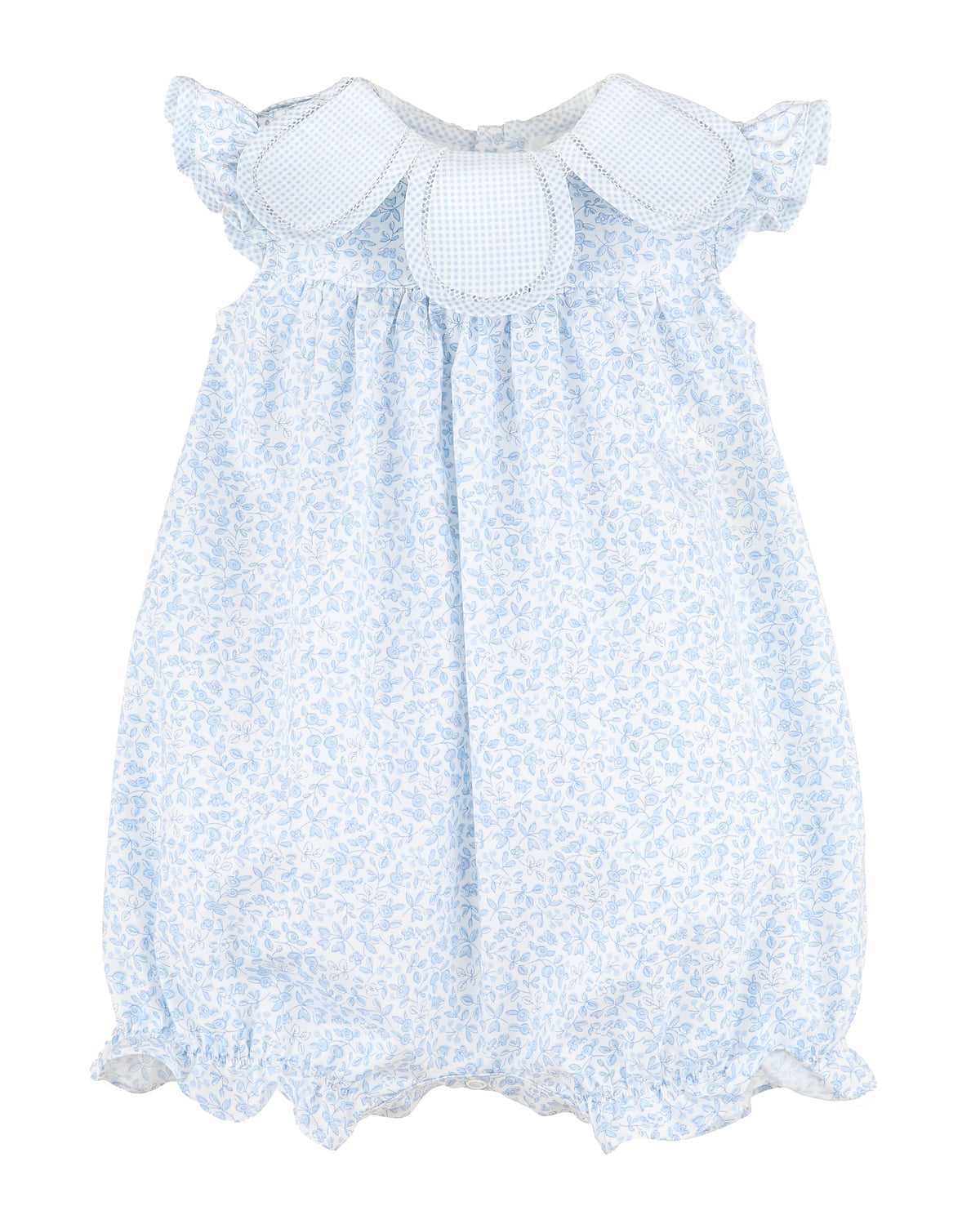 Casero & Associates Blue BB Blooms Petal Playsuit - Little Miss Muffin Children & Home