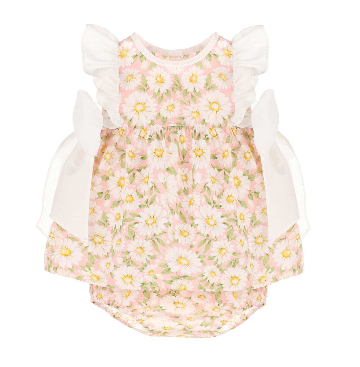 girls daisy bow dress